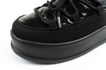 Lee Cooper Damen Winter-Wanderschuhe mit isoliertem Lackleder