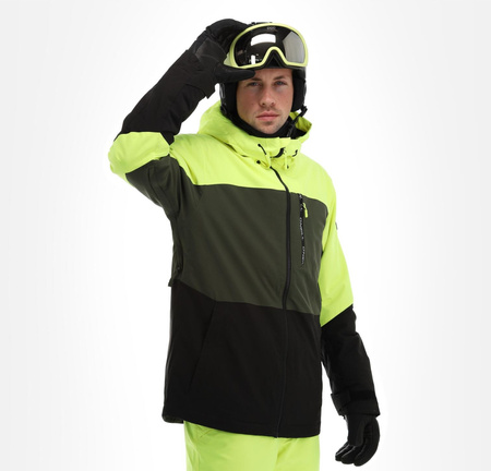O'Neill Herren Wintersportjacke Carbonite Snowboard Ski 10K Grün Schwarz