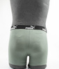 Puma Herren-Boxershorts, 9er-Pack, Schwarz, Grau, Khaki, Komfortable Baumwolle