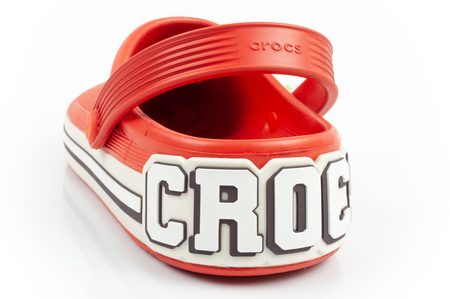 Crocs Off Court Flip Flops Sandalen Clogs rot leicht bequem modisch