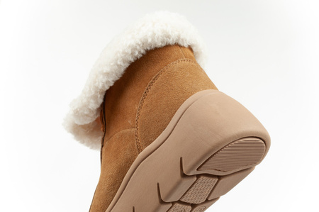 Scholl Stelvio Damen-Sportschuhe, Stiefeletten [F302321013], isoliert, braun.