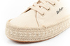 Lee Cooper Damen Espadrille Sneaker [LCW-25-44-3215L] Plateau, beige.