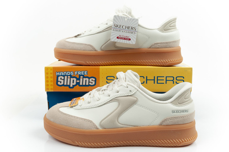 Skechers Damen-Sneaker „Lifted Luxe“, Ecru, Weiß