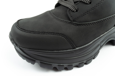 Lee Cooper Damen Winter-Wanderschuhe, Schwarz, Schnürschuh