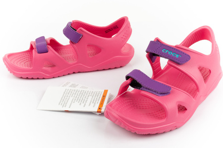 Crocs Swiftwater Kindersandalen [204988-600] rosa.