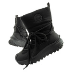 Lee Cooper Damen Winter-Wanderschuhe, Schwarz, Echtleder