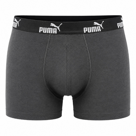 Puma Herren-Boxershorts, 6er-Pack, Schwarz, Grün, Grau