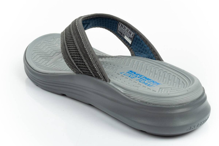 Skechers Sargo Herren-Flip-Flops [204383 CHAR], grau.