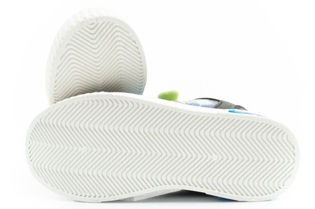 Leomil Sonic Leichte Kinder-Sneaker mit Klettverschluss, Schwarz