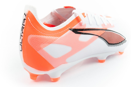 Puma Ultra 5 Match FG/AG Fußballschuhe, Firm Ground, Weiß/Orange