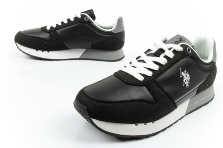 U.S. Polo Assn Sportschuhe Herren Sneakers modisch bequem Schwarz