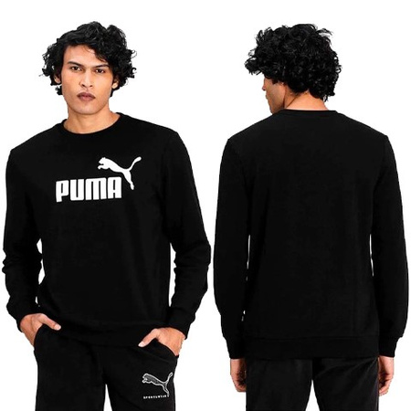 Herren-Sport-Sweatshirt Puma ESS Big Logo Crew [586680 01], schwarz.