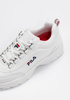Fila Strada Low Damen-Sneaker, weiß, modisch, bequem, leicht