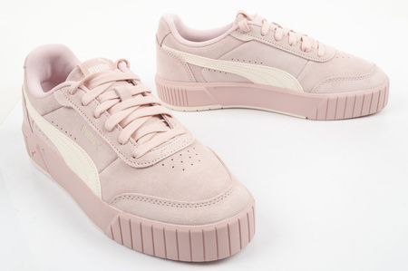 Puma Damen-Sportschuhe Carina Mia SD, bequeme Sneaker aus puderrosa Leder
