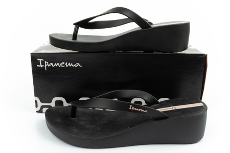 Ipanema Selfie Fem Damen-Flip-Flops, bequem, schwarz, modisch, Plateau