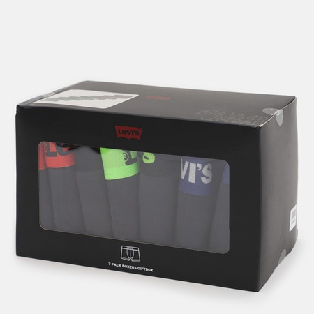 Levi's Herren Boxershort [701225625 001] 7er-Pack, mehrfarbig.