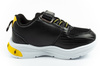 Leomil Kinder-Sportschuhe, leichte Pokémon-Sneaker mit Klettverschluss und LED-Beleuchtung, Schwarz und Gelb
