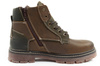 Wrangler Allan Mid Herren Chelsea Boots, elegante Lederstiefelette, Grünbraun