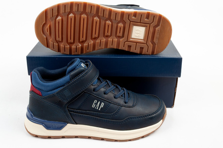 GAP Jack Kinder-Ankle-Boots, Marineblau, Klettverschluss