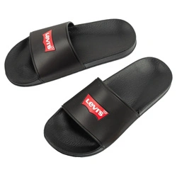 Sportliche Levi's Damen-Flip-Flops Bequeme und modische Schuhe in Schwarz