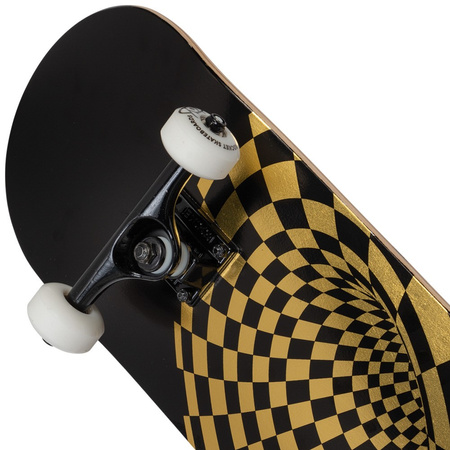 Rocket Vortex Foil Gold 8" Skateboard [RKT-COM-1553], mehrfarbig.