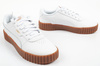 Puma Damen Carina 3.0 Leder-Sneaker in Weiß, modisch