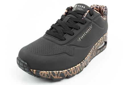 Skechers Uno-Loving Love Damen-Sneaker, modisches Schwarz