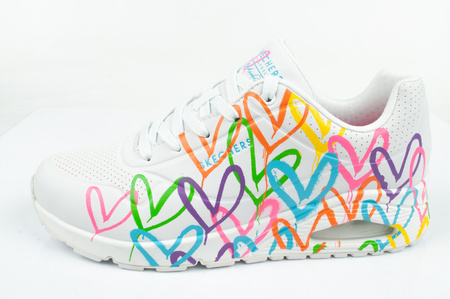 Skechers Uno Damen-Sportschuhe [177981/WMLT] weiß.