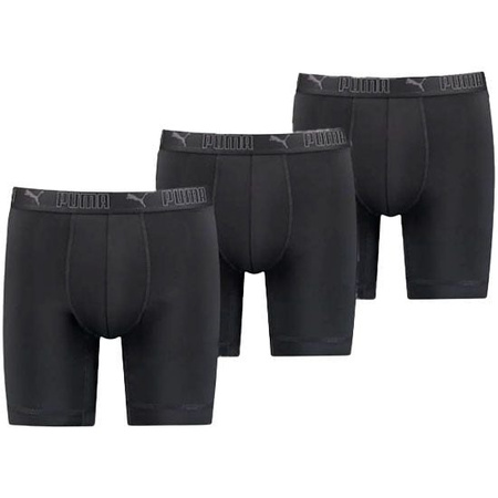 Puma Herren Boxershorts, 3er-Pack, Schwarz, Komfortabel
