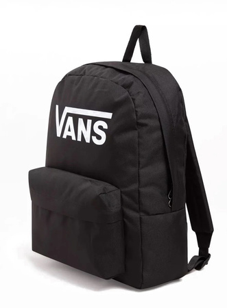 Vans Old Skool Drop Schulrucksack, Sportliches Schwarz, Klassisch Urban, 22 l