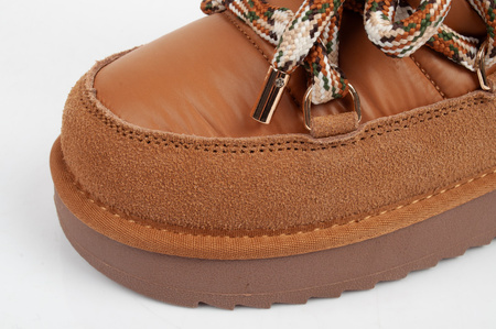 D.Franklin Damen-Winterschuhe [DFSH375003-TAN], braun.
