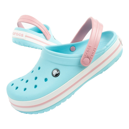 Kinderschuhe Flip Flops Sandalen Clogs Crocs Crocband Clog [207006-4S3], blau.