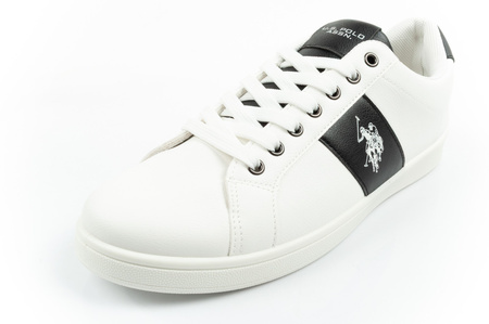 U.S. Polo Assn. Herren-Sneaker, modisch, weiß, bequem