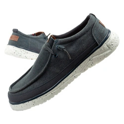 Wrangler Herrenschuhe, Makena Stone Mokassins, Blau, Modisches Marineblau