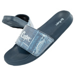 Lee Cooper Herren Sport-Slipper [LCW-25-42-3544M], blau.