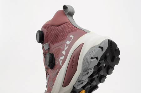 Aku Damen-Wanderschuhe Furiosa BOA GTX Vibram Sport, modisches Pink und Grau