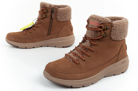 Skechers Glacial Ultra-Woodlands Damen Wintersportschuhe [16677/BRN], braun.