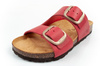 Bio Bio Damen-Flip-Flops, vorgeformte Innensohle, Naturleder