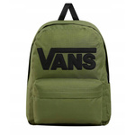 Vans Old Skool Drop Schulrucksack, Sportliches Grün, Klassischer City-Style, 22 l