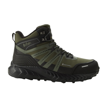Lee Cooper Herren-Winter-Trekkingstiefel – gefüttert, wasserdicht, grün