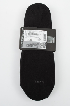 Emporio Armani Calza Micro-Fußsocken, Schwarze Baumwolle, 3er-Pack