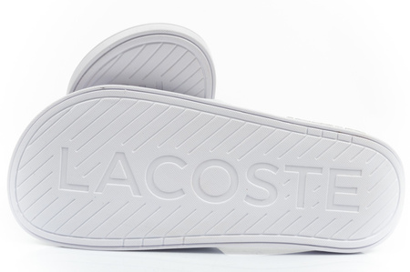 Lacoste Croco Dualiste Herren-Flip-Flops [201R5] weiß.