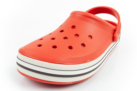 Crocs Off Court Flip Flops Sandalen Clogs rot leicht bequem modisch