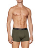 Puma Herren-Boxershorts, 2er-Pack, Khaki/Schwarz, bequeme Baumwolle