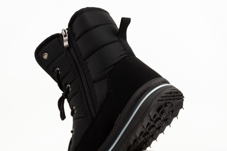Progress Damen-Winterstiefel, Schwarz, Gefüttert, Lammfellfutter
