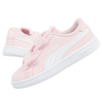 Puma Smash v2 Kindersportschuhe [365183 49], Rosa und Weiß.