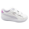 Puma Smash 3.0 Kinder-Sneaker, Weißes Leder, Modisch
