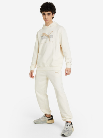 Herren-Sport-Sweatshirt mit Kapuze Puma FD Ess Btr [673293 99], beige.