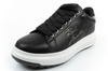 Karl Lagerfeld Herren-Sneaker Kapri, Schwarzes Leder