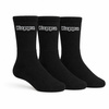 Kappa schwarz lange Socken [34113IW 901] 3er-Pack